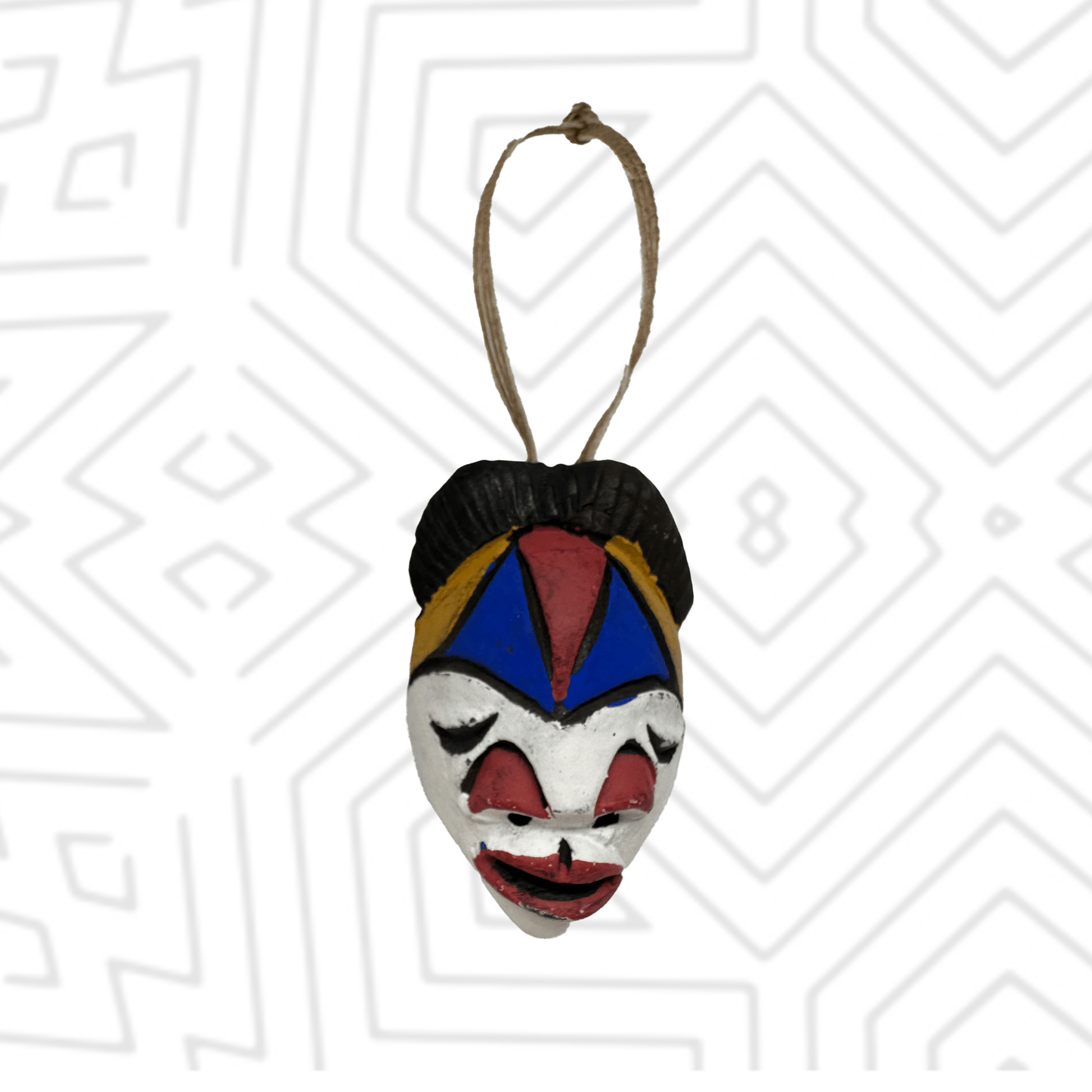 Clay Mask Ornament