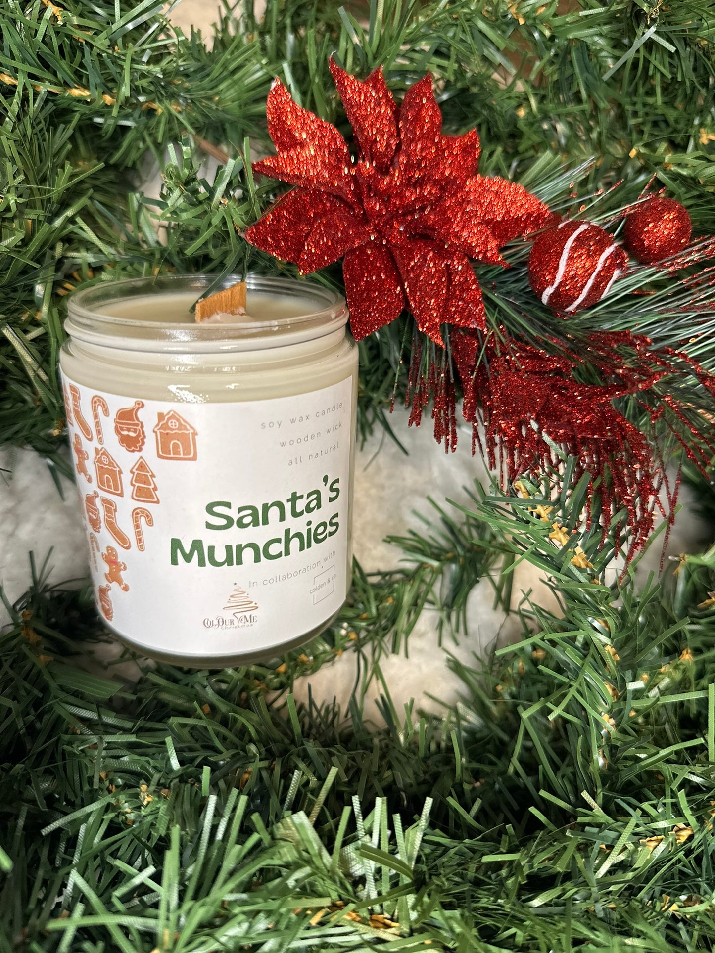 Santa's Munchies-8oz Candle