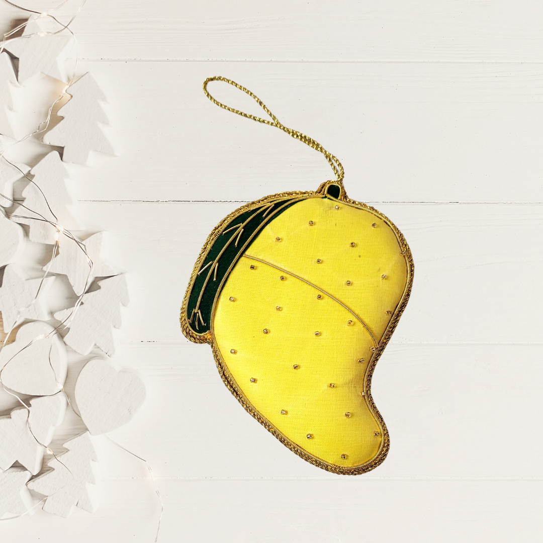 Mango Zari Ornament