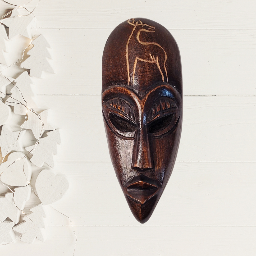 Ghanaian Hand Carved Mask-Holiday Edition