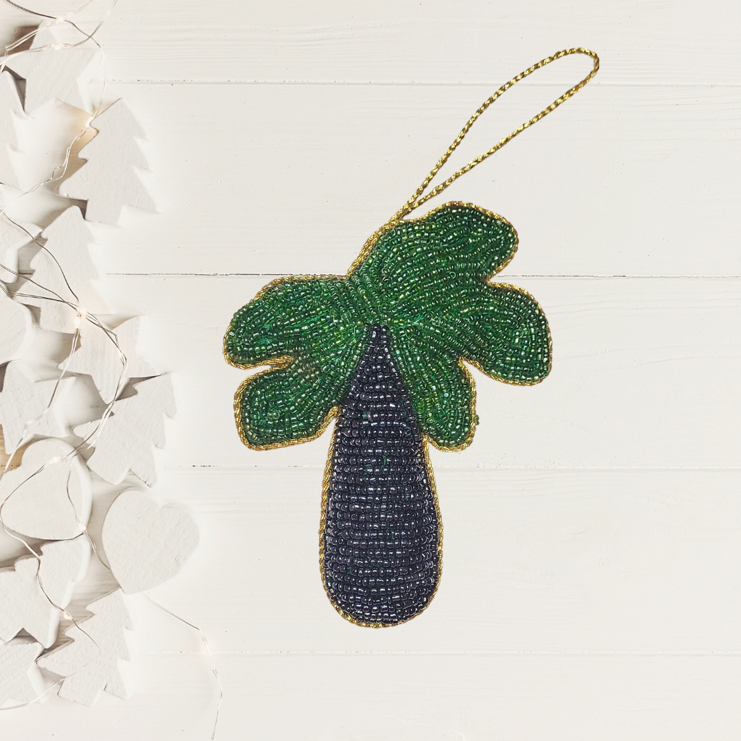 Palm Tree Zari Ornament