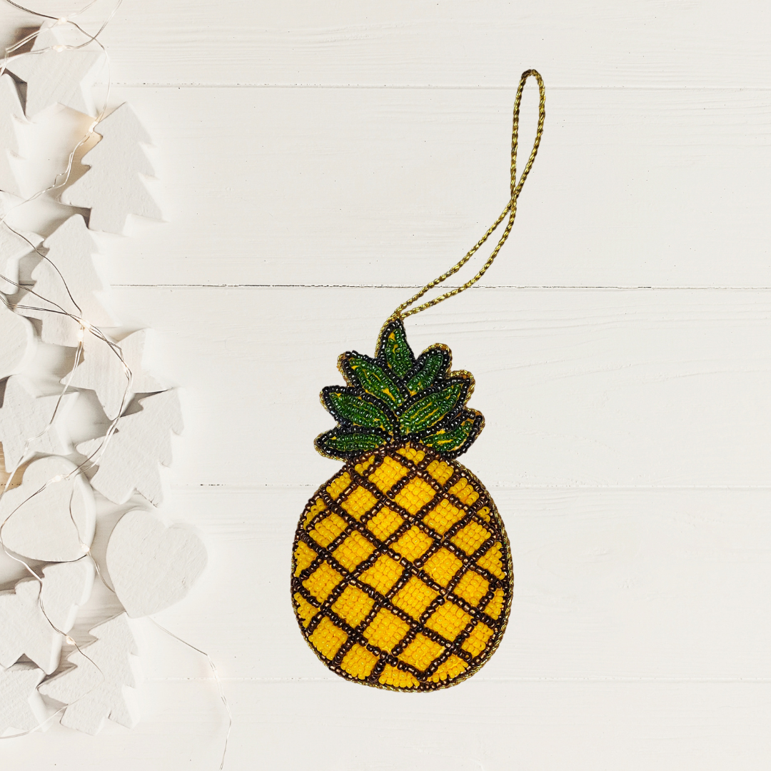 Pineapple Zari Ornament