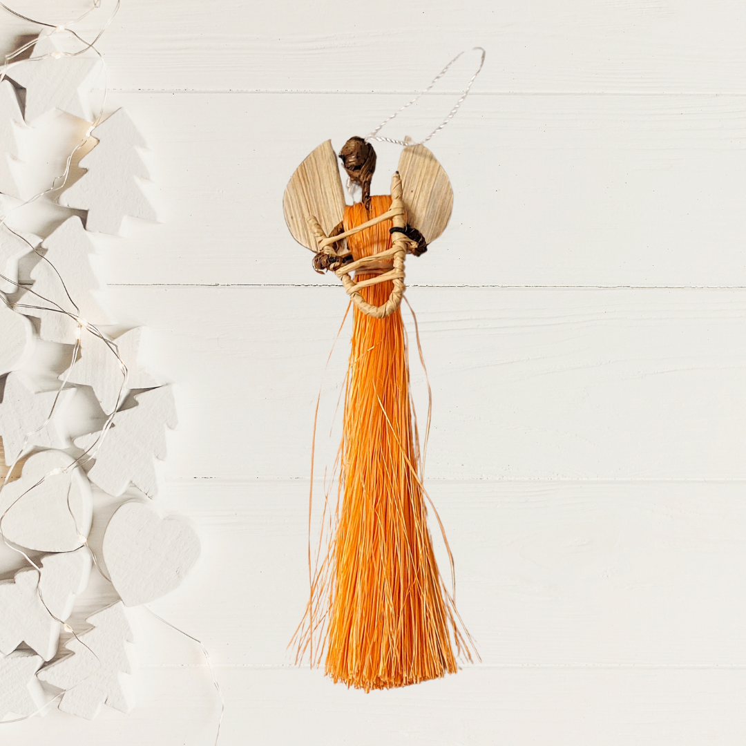 Sisal Angel Ornaments