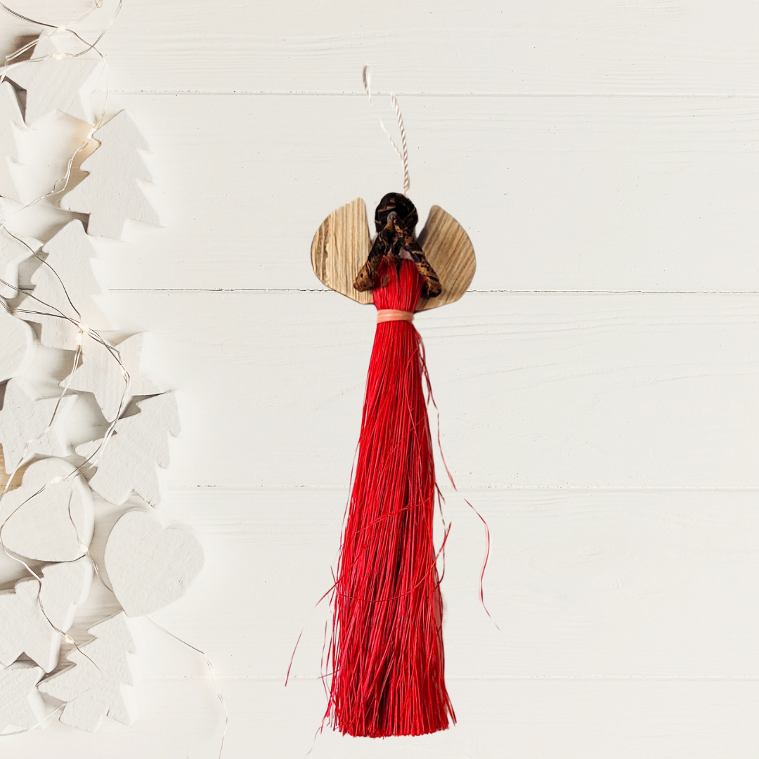 Sisal Angel Ornaments