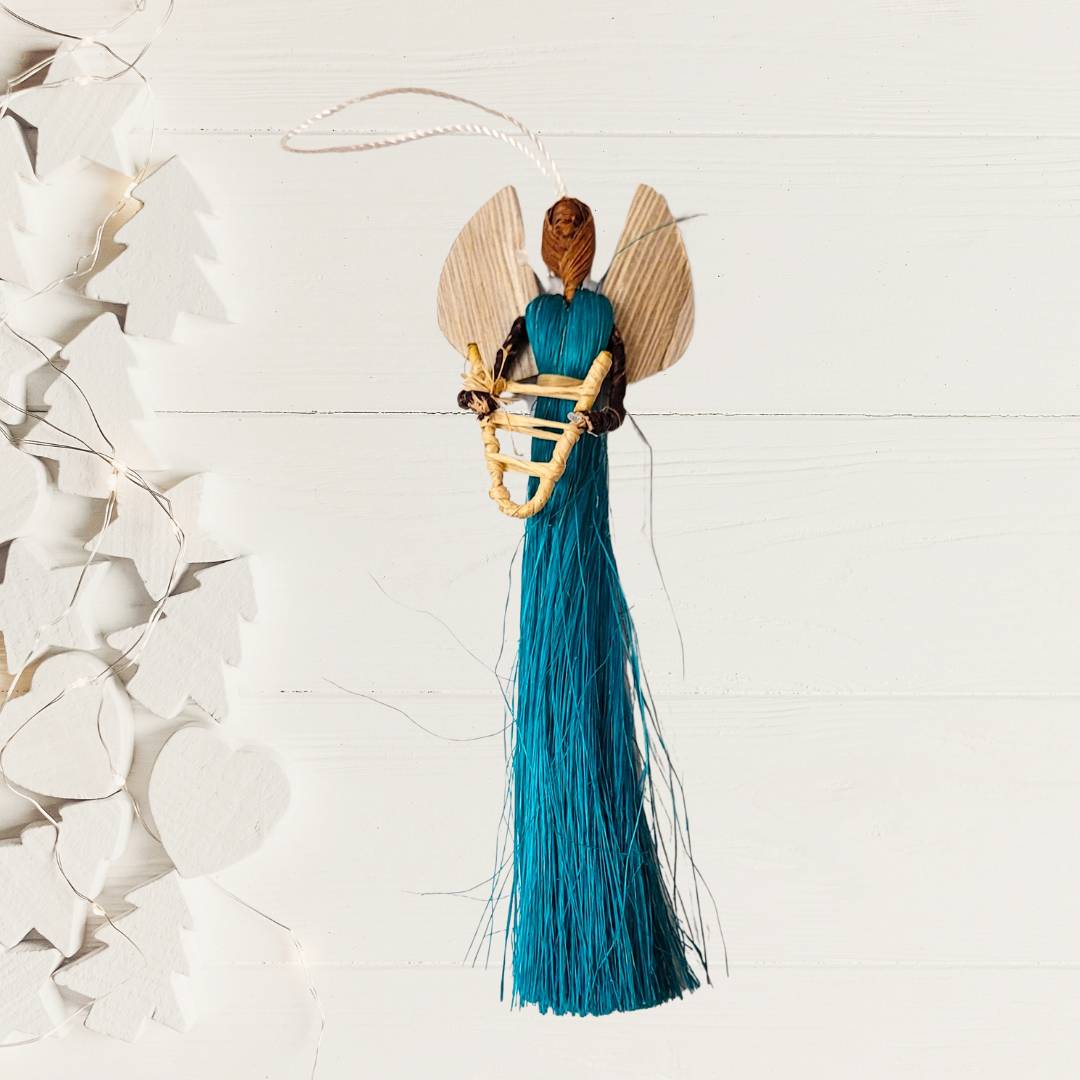 Sisal Angel Ornaments