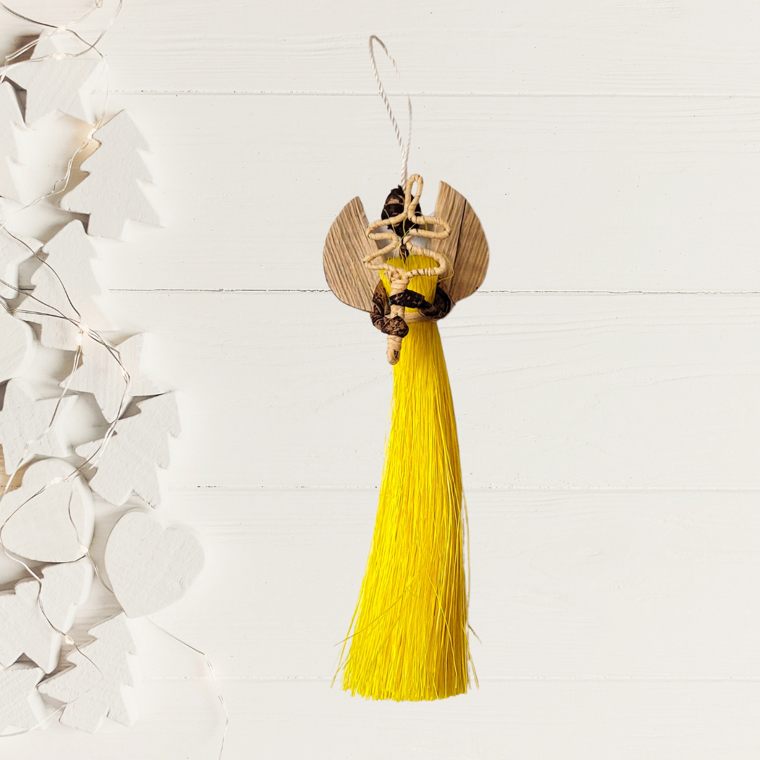 Sisal Angel Ornaments