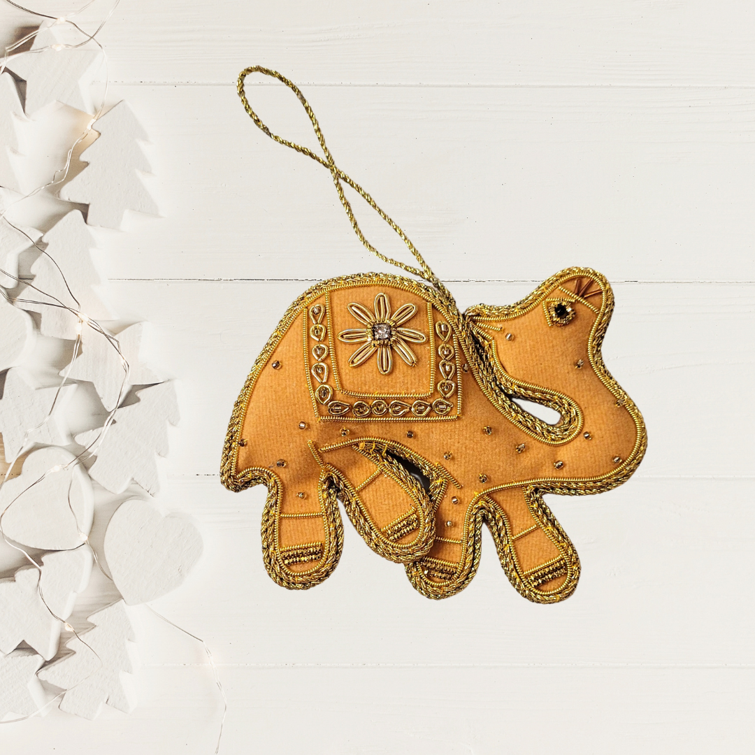 Camel Zari Ornament