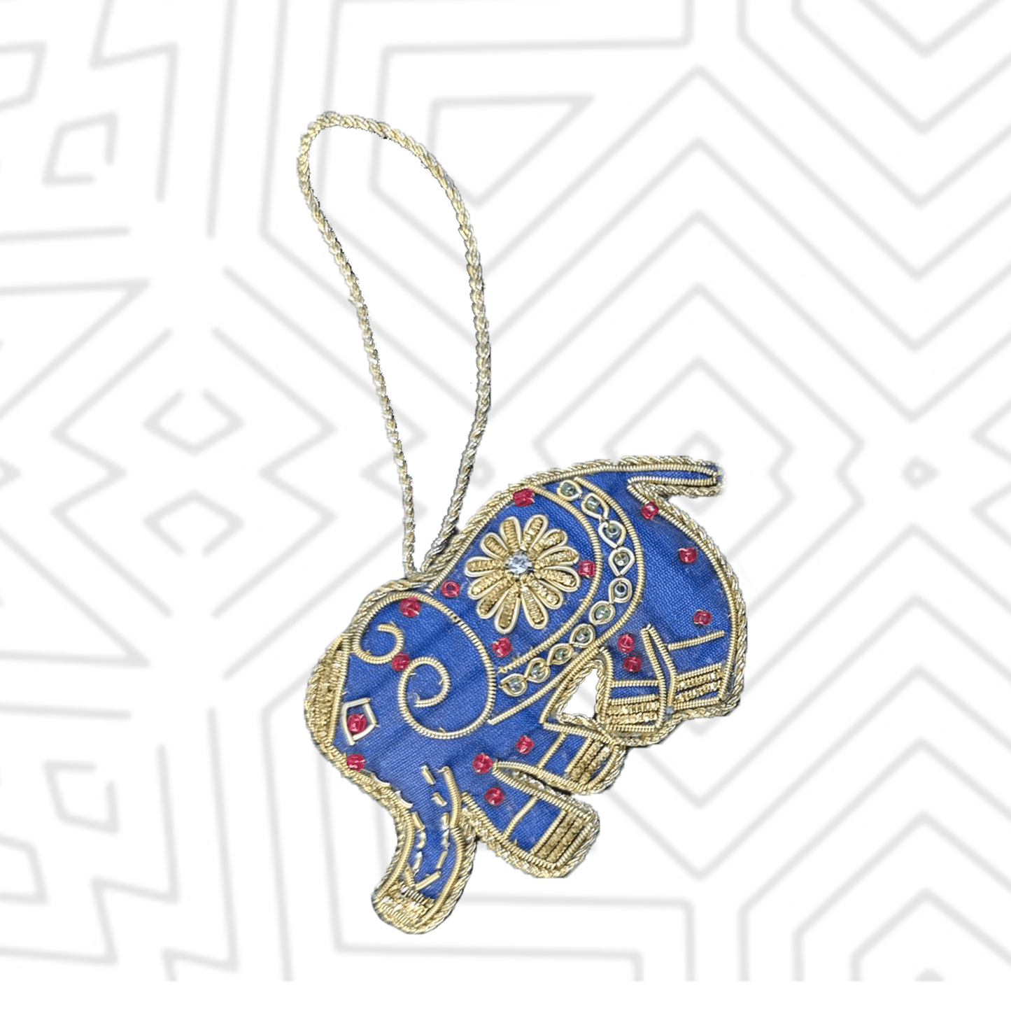 Elephant Zari Ornament