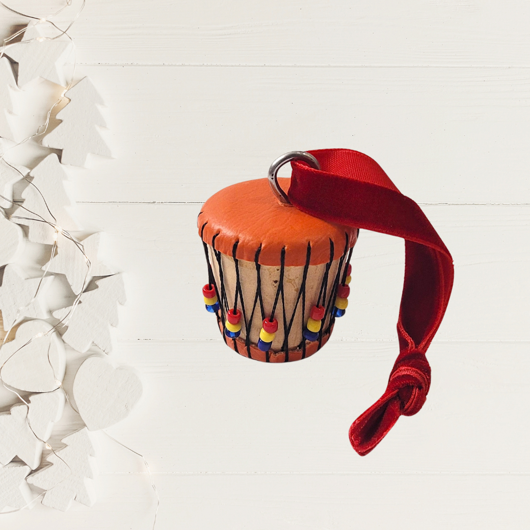 Colourful Drum Ornament