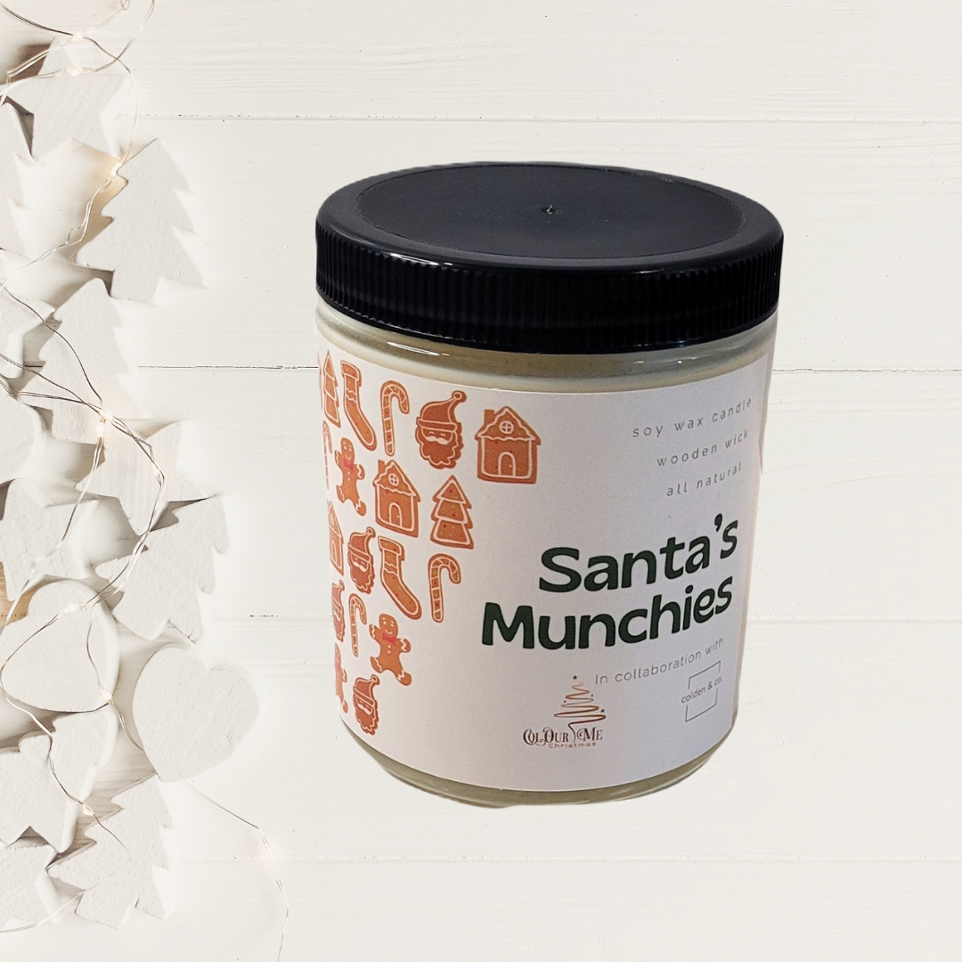 Santa's Munchies-8oz Candle