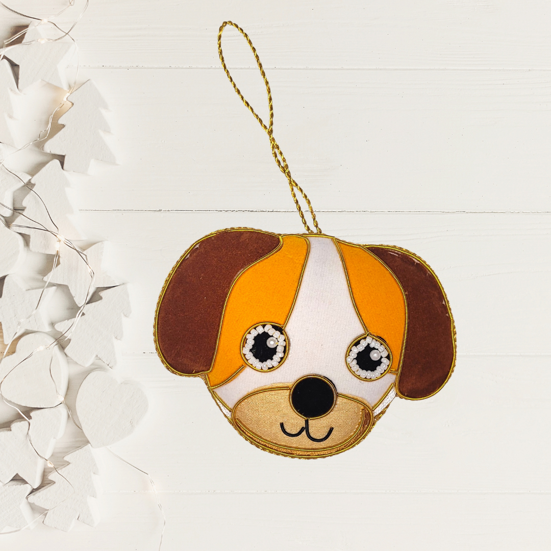 Dog Zari Ornament