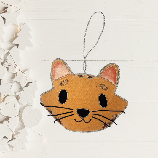 Cat Zari Ornament